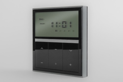 Pilot YOODA MAGNETIC DELUXE 5- Kanałowy Ścienny Czarny z Programatorem Czasowym
