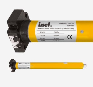 SILNIK INEL GM59S 100/11 Mechaniczne Krańcówki N-100S BEZ AWARYJNEGO OTWIERANIA