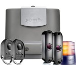 SOMFY ELIXO 500 3S RTS Comfort Pack NAPĘD do bramy Przesuwnej ZESTAW KEYGO RTS LAMPA AKUMULATOR