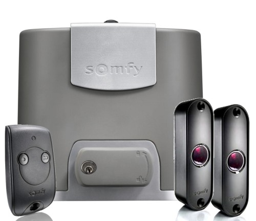 SOMFY ELIXO 500 230V RTS Standard Pack NAPĘD do bramy Przesuwnej ZESTAW KEYTIS RTS