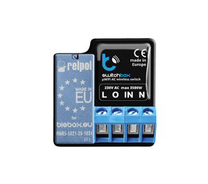 BLEBOX  SWITCHBOX  WiFi  Sterownik do Urządzeń i Oświetlenia 230V