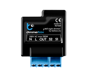 BLEBOX  DIMMERBOX  WiFi  Ściemniacz do Żarówek i Halogenów 230V
