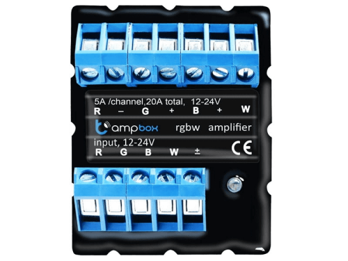 BLEBOX AMPBOX Czterokanałowy Wzmacniacz do taśm LED/LED RGBW