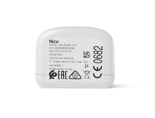 Sterownik NICE BIDI Shutter