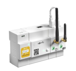 Somfy Tahoma DIN Rail jednostka sterująca io WiFi montowana na szynie DIN 