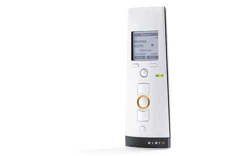 Pilot Elero TempoTel2 z Zegarem 10 kanałowy Uchwyt Magnetyczny BIAŁY