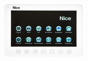 Monitor  NICE VIEW W z Czytnikiem Karty SD Biały