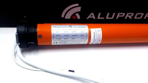  Silnik Aluprof DM45E 40NM/15 do rolet z Radiem Detekcja Elektroniczne Krańcówki