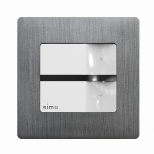 Obudowa  do Pilota Naściennego SIMU HZ Aluminium Szczotkowane