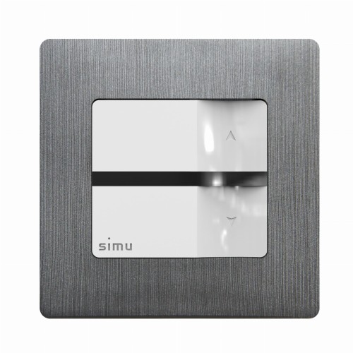 Obudowa do Pilota Naściennego SIMU HZ Aluminium Szczotkowane 