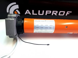 Silnik Aluprof DM59RM NHK do Rolet i Bram z Radiem Mechaniczne Krańcówki 120NM Awaryjne Otwieranie  