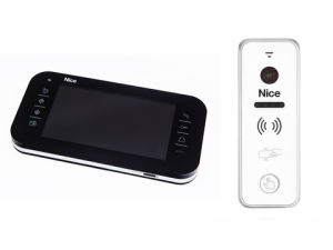 Wideodomofon  NICE VIEW BPLUS Biały z Czytnikiem Kart/Pastylek