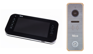 Wideodomofon  NICE VIEW BG Brązowo-Srebrny