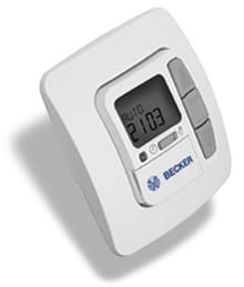 Pilot naścienny Becker TC42 1-kanałowy z wbudowanym zegarem 