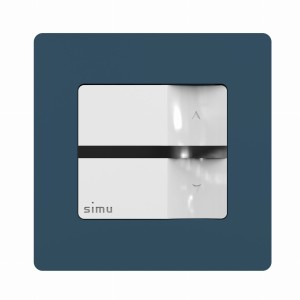 Obudowa  do Pilota Naściennego SIMU HZ Błękit Mineralny
