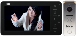 Wideodomofon NICE LOOK G Brązowo- Srebrny CCTV