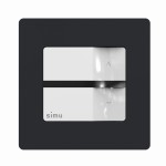 Obudowa  do Pilota Naściennego SIMU HZ Antracyt