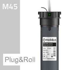 Silnik do Rolet MOBILUS 13NM Plug&Roll Przeciążenie z Elektronicznymi Krańcówkami M45 EPR 13/17 