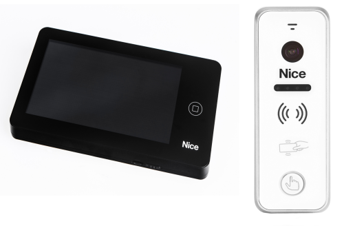 WIDEODOMOFON NICE PRO BPLUS Z CZYTNIKIEM KART
