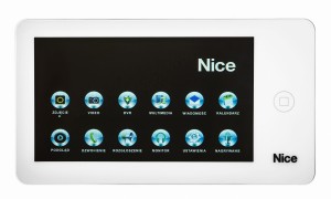 Monitor  NICE PRO W z Czytnikiem Karty SD Biały
